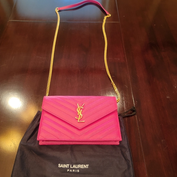 Yves Saint Laurent Handbags - YSL wallet on a chain